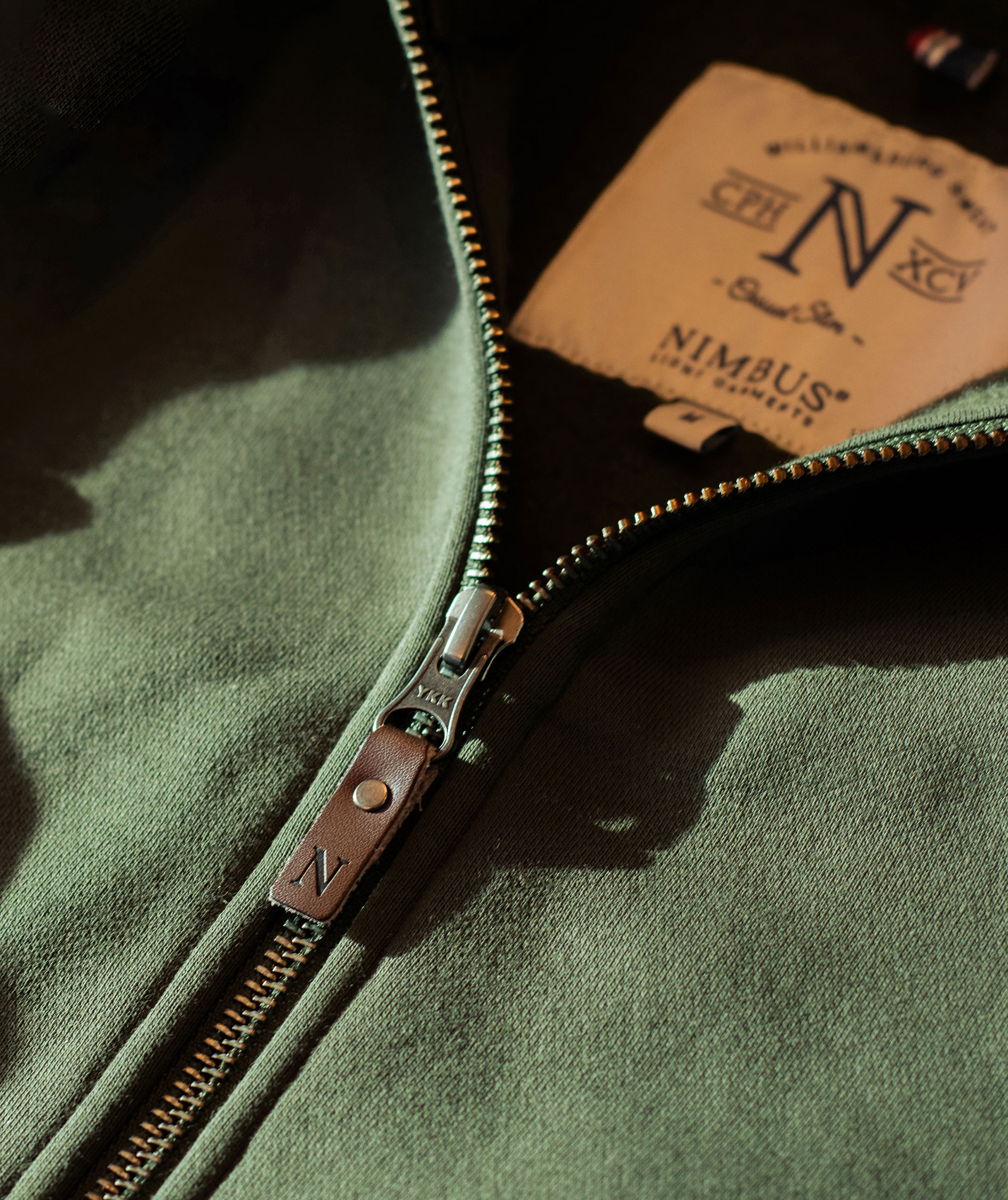 Nimbus Williamsburg hoodie med blixtl&aring;s, Olivgr&ouml;n, large image number 3