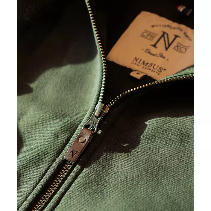 Nimbus Williamsburg hættetrøje med lynlås, Olivengrøn, large image number 3