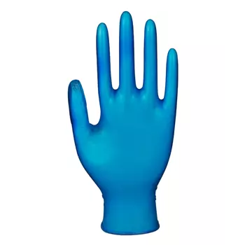 Abena Classic vinyl disposable gloves with powder 100 pcs., Blue