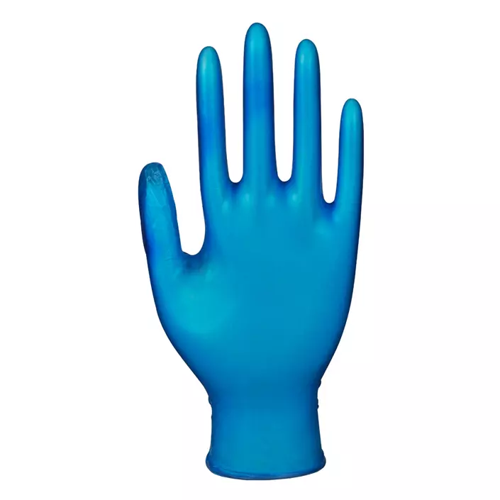 Abena Classic vinyl disposable gloves with powder 100 pcs., Blue, Blue, large image number 0