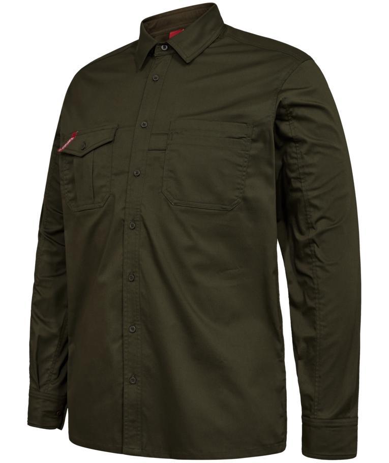 Engel Extend work shirt, Forest green, large image number 2