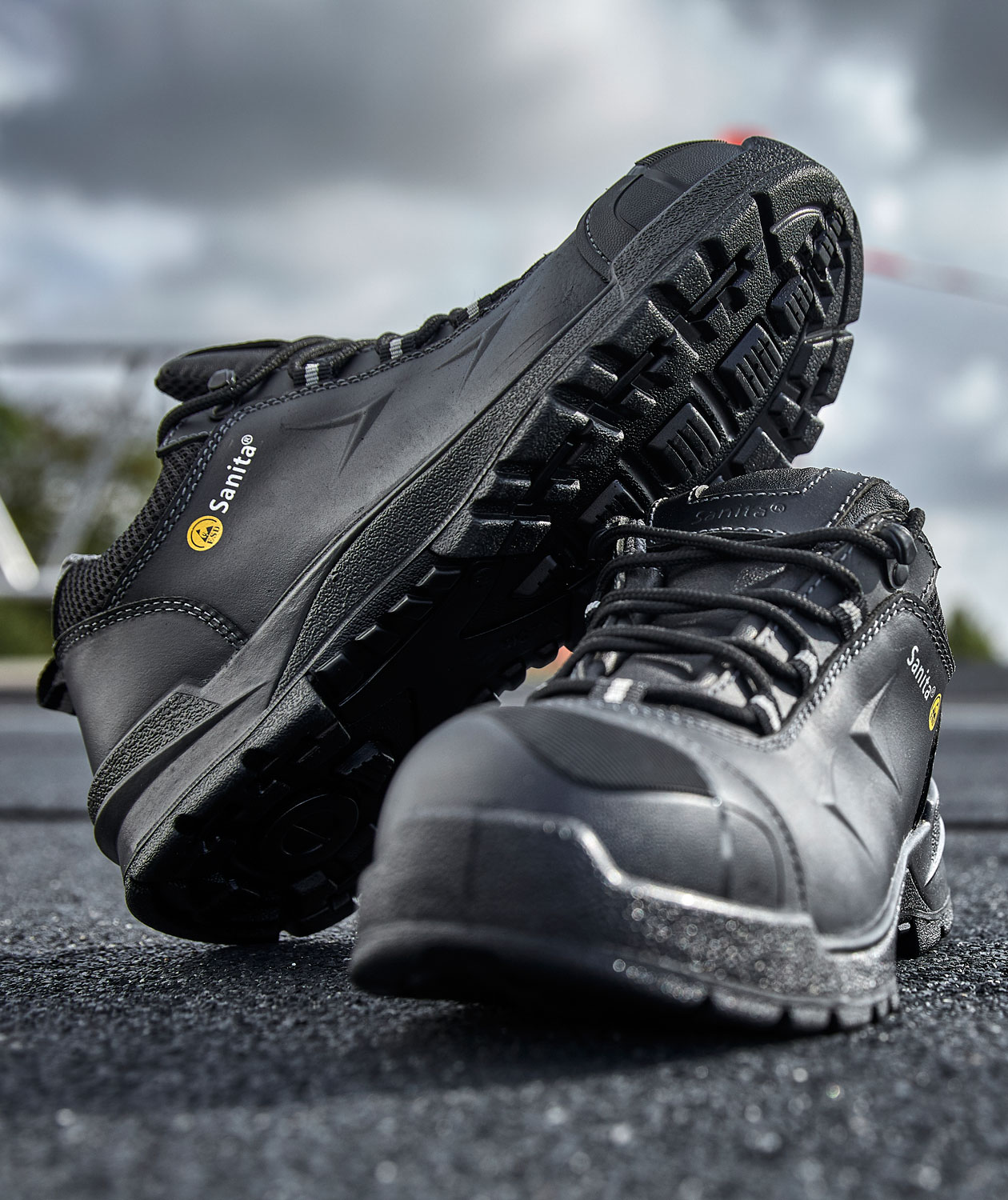 Sanita Antrazite safety shoes  S3, Black, large image number 1