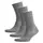 Westborn Basic 3-pack strumpor med ull, Medium Grey Melange, Medium Grey Melange, swatch