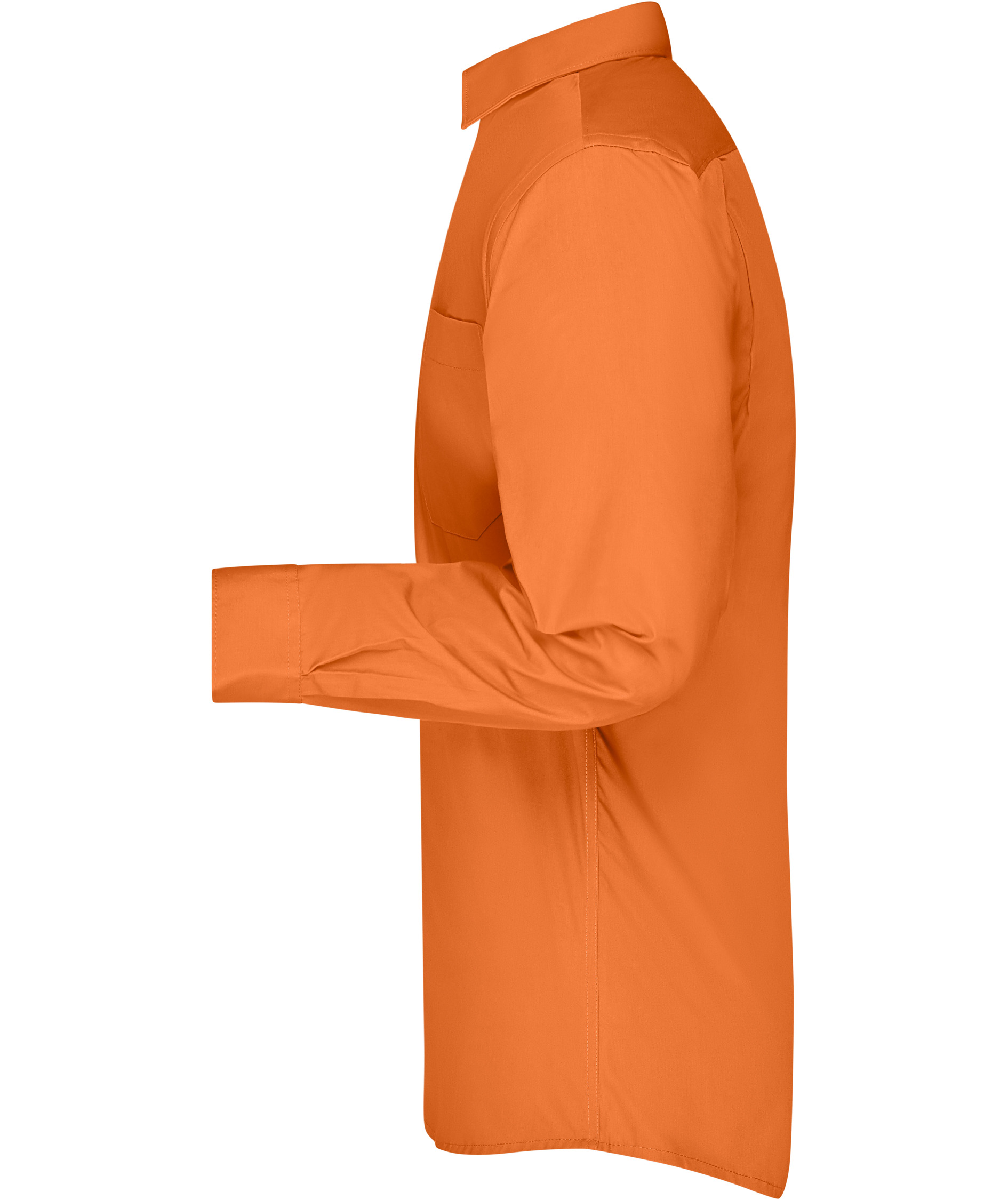 James & Nicholson modern fit  skjorte, Oransje, large image number 3