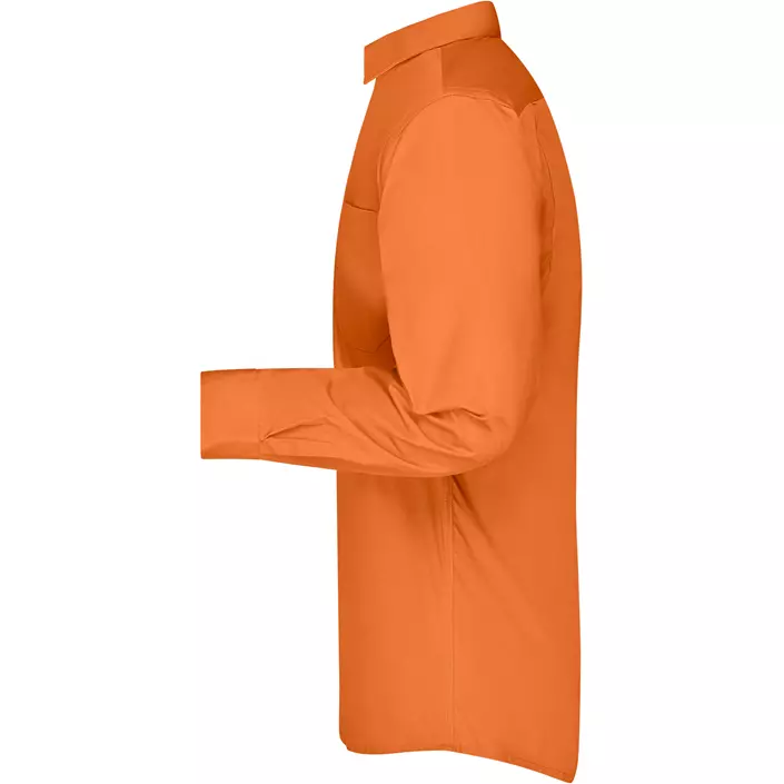 James & Nicholson modern fit  shirt, Orange, large image number 3