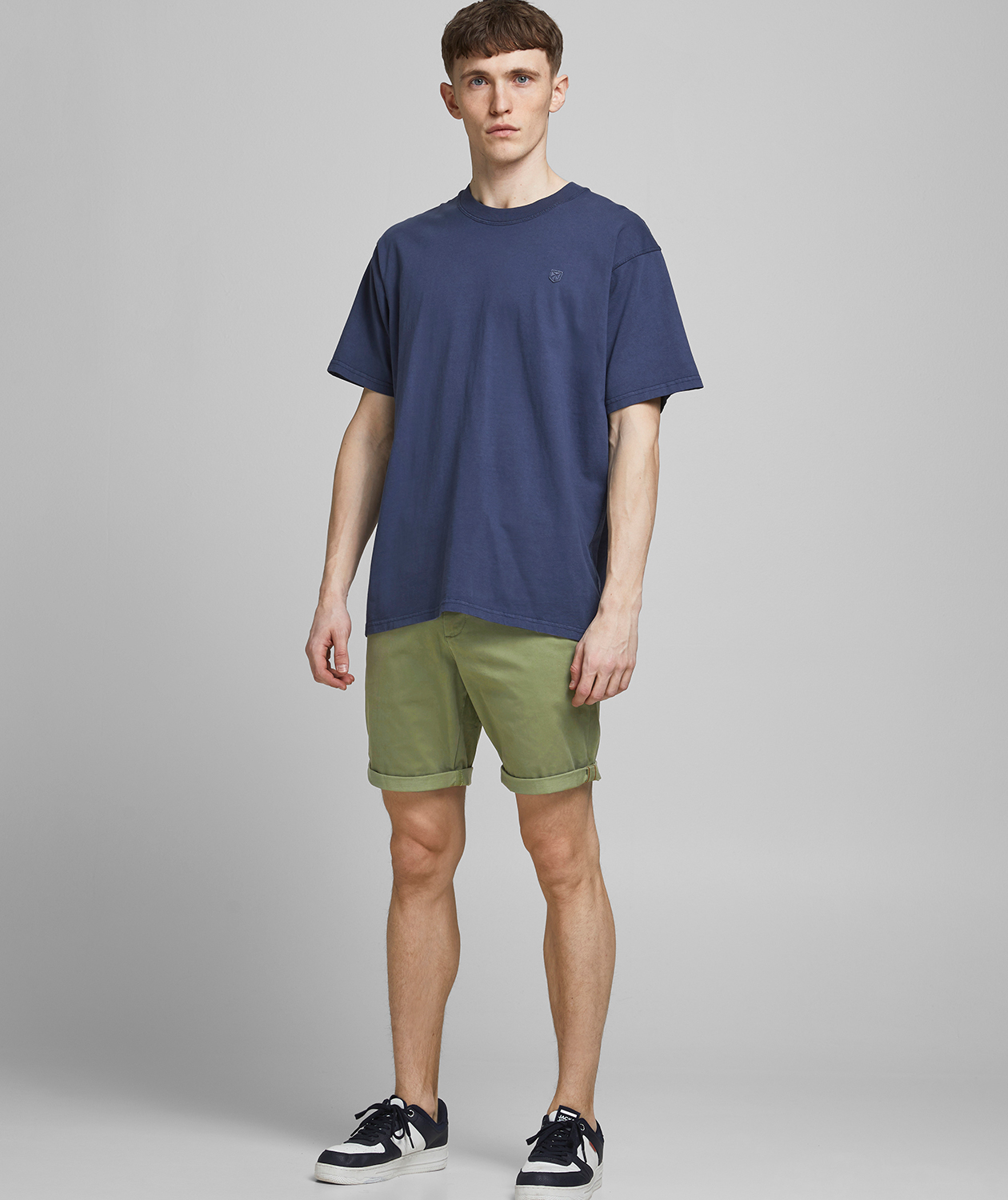 Jack & Jones JPSTBOWIE Chino shorts, Deep Lichen Green, large image number 7