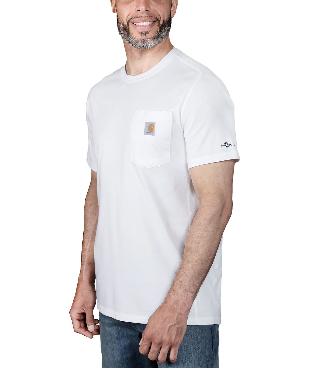 Carhartt Force Flex Pocket T-shirt, White , large image number 4
