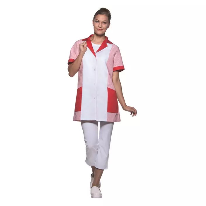 Karlowsky Penelope kurzärmeliger Damen-Tunika, White/red, large image number 2