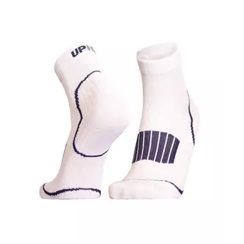 UphillSport Front running socks, White/navy