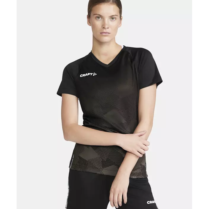 Craft Premier Fade Jersey Damen T-Shirt, Black, large image number 5