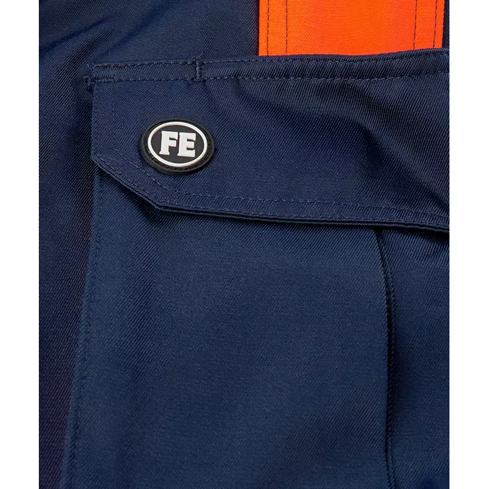 Engel Safety Light work trousers, Blue Ink/Hi-Vis Orange, large image number 2