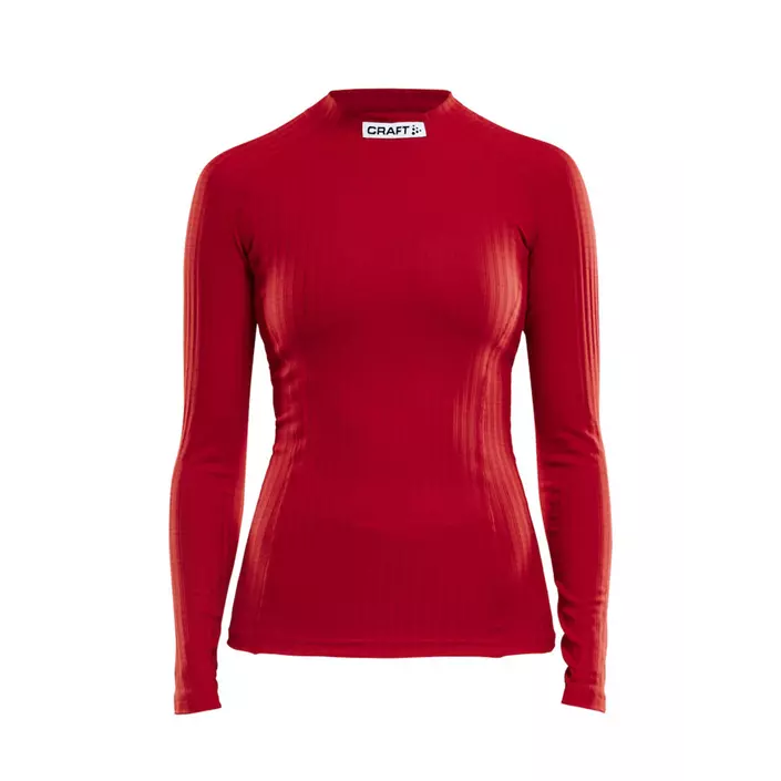 Craft Progress dame baselayer trøje, Bright red, large image number 0