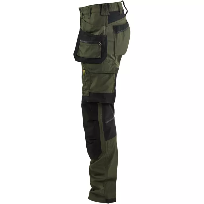 Blåkläder Damen Handwerkerhose, Waldgrün/Schwarz, large image number 3