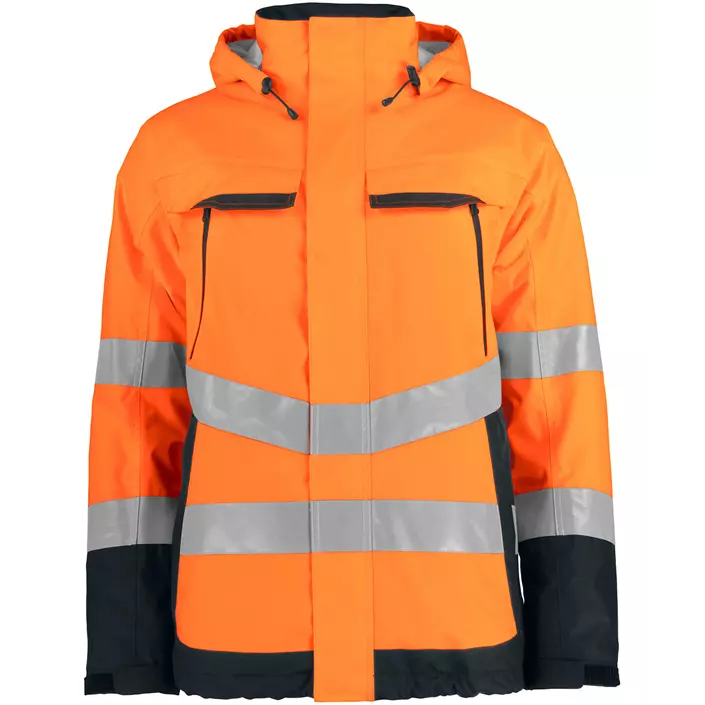 ProJob shell jacket 6441, Hi-Vis Orange/Black, large image number 0