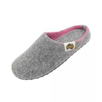 Gumbies Outback Slipper slippers, Grey/Pink