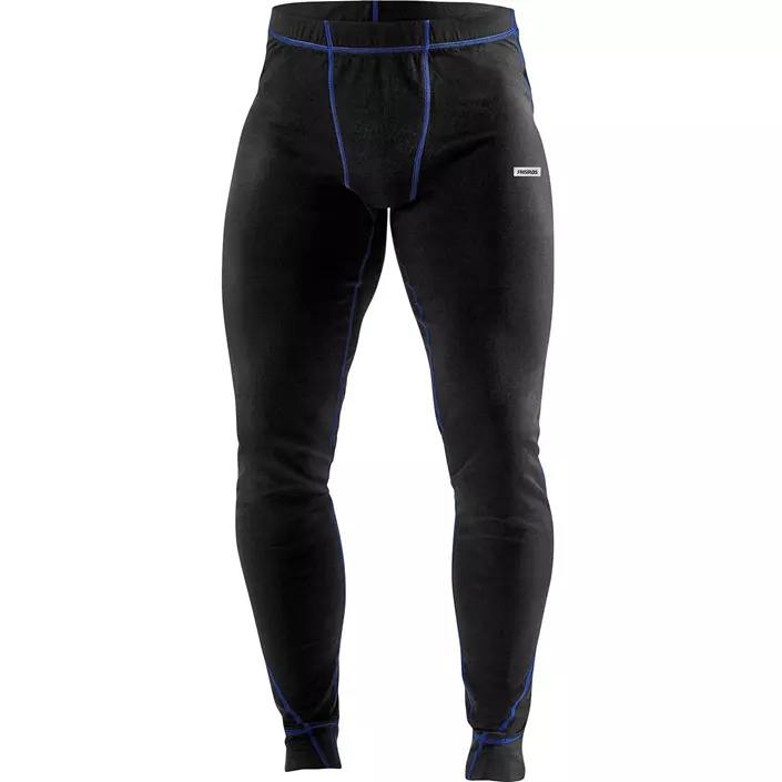 Fristads thermal long johns 2517 with merino wool, Black, large image number 0