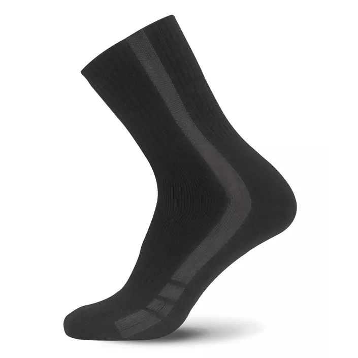 Worik 7Days socks, Black/Anthracite, Black/Anthracite, large image number 0