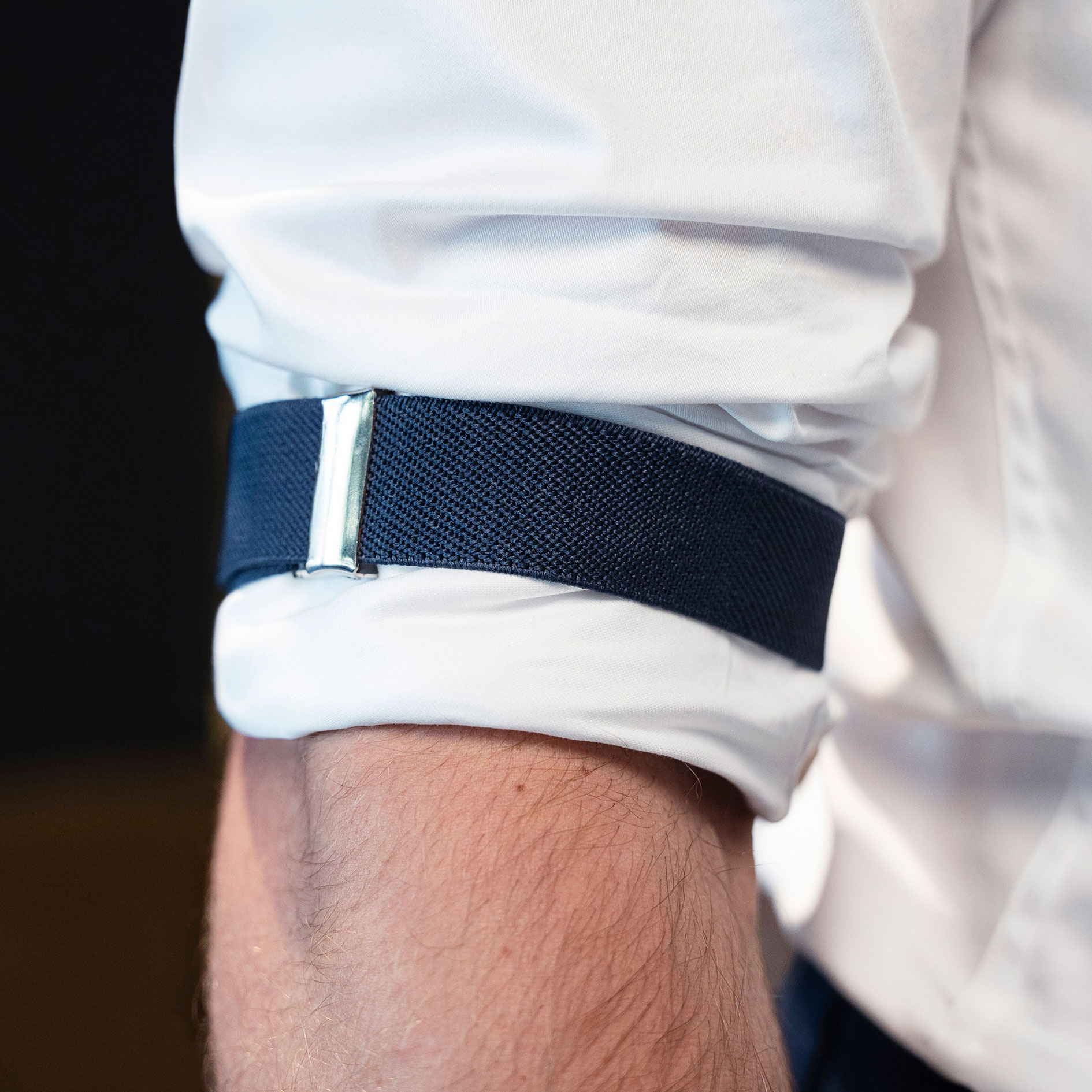 Karlowsky &aelig;rmeholder, Navy, Navy, large image number 2