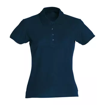 Clique Basic Damen Poloshirt, Dunkle Marine