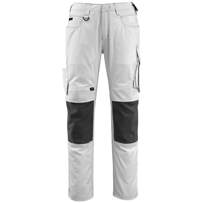 Mascot Unique Mannheim work trousers, light, White/Dark Antracit, large image number 0