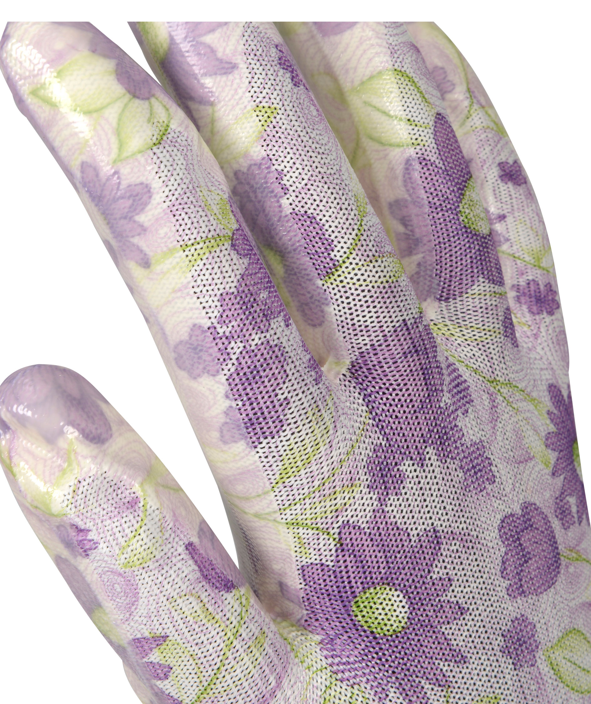 OX-ON Garden Basic 5006 work gloves, Purple/green, large image number 4