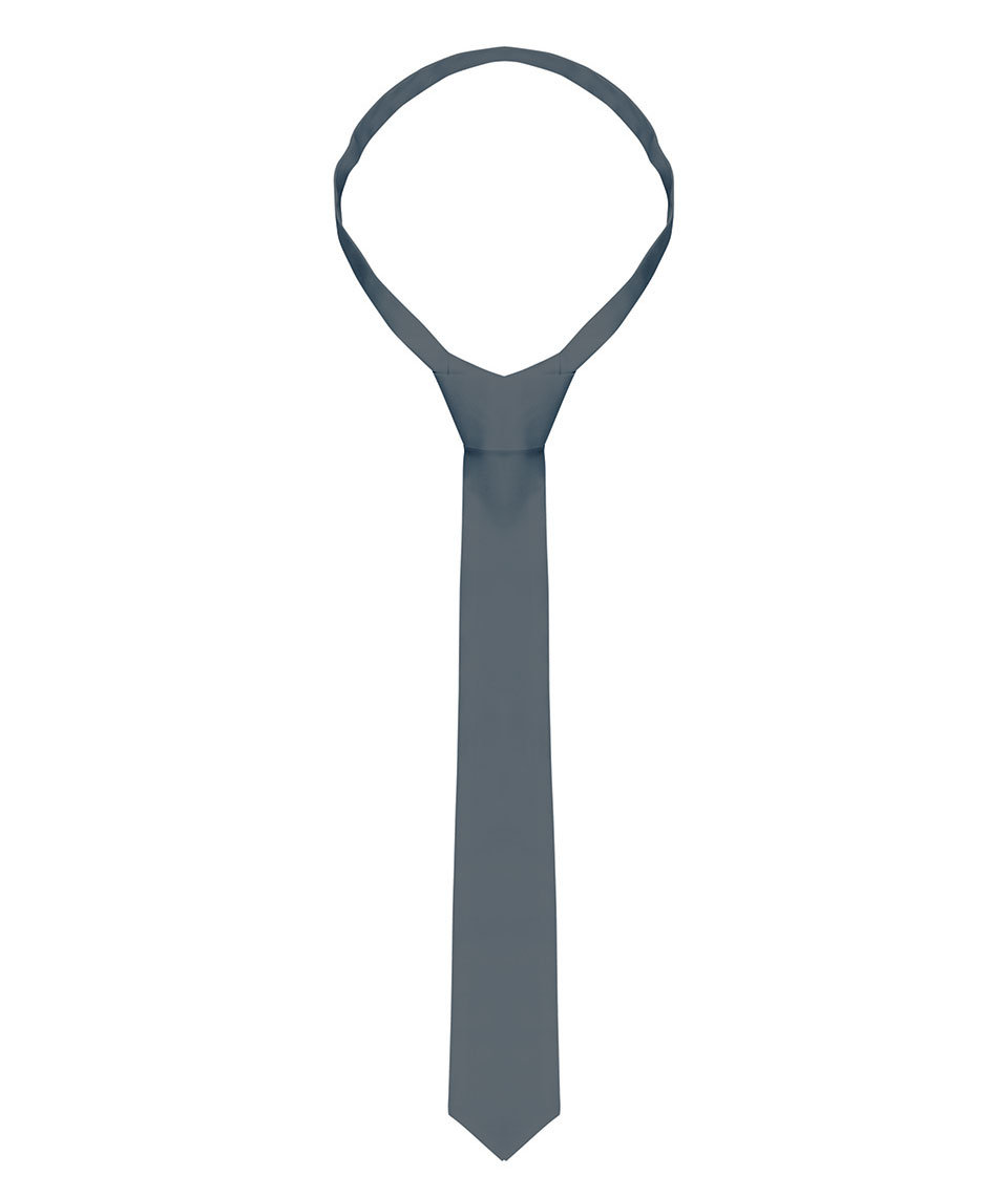 Karlowsky tie, Anthracite, Anthracite, swatch