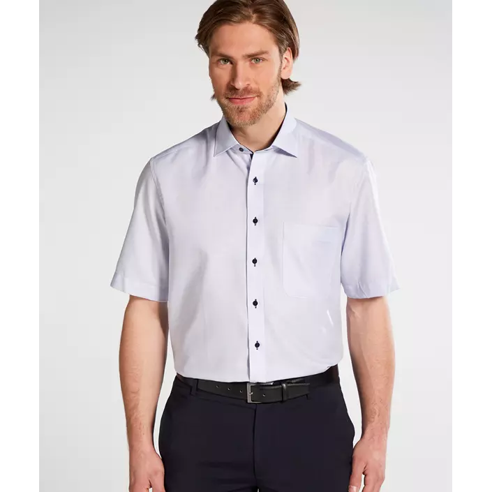 Eterna Comfort fit short-sleeved shirt, Lightblue, large image number 1