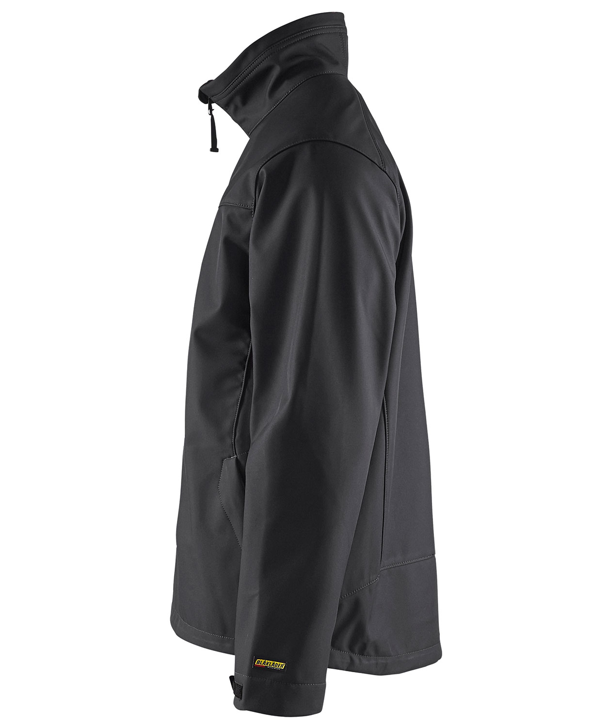 Bl&aring;kl&auml;der softshelljakke, Sort, large image number 3