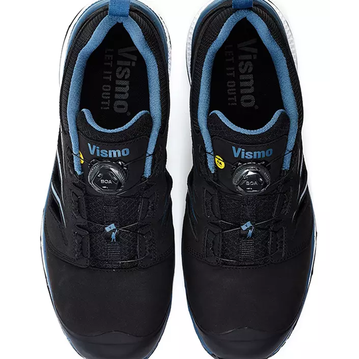 Vismo EN48B safety sandals S1P, Black/Blue, large image number 3