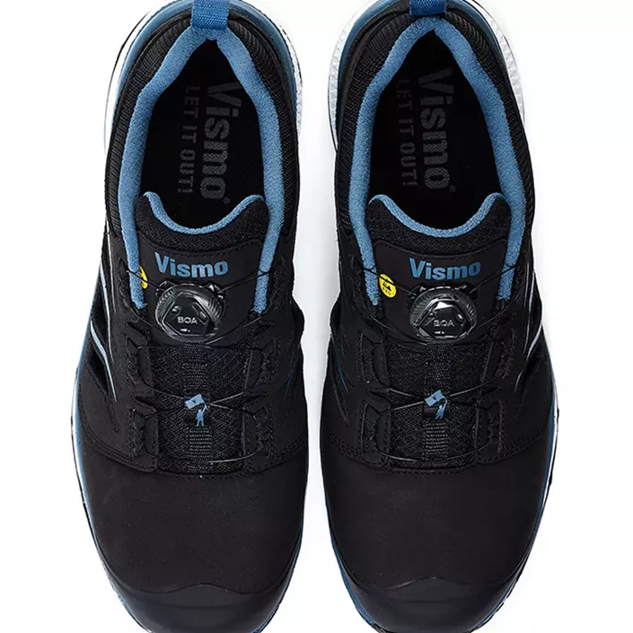 Vismo EN48B safety sandals S1P, Black/Blue, large image number 3