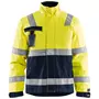 Blåkläder Multinorm winter jacket, Hi-vis yellow/Marine blue