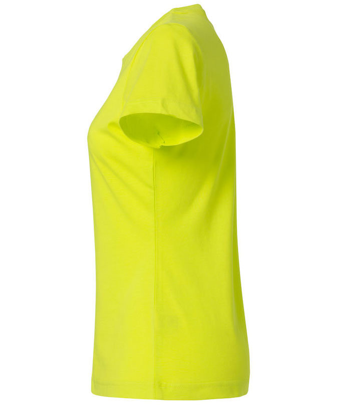 Clique Basic dame T-shirt, Refleks Gr&oslash;n, large image number 3