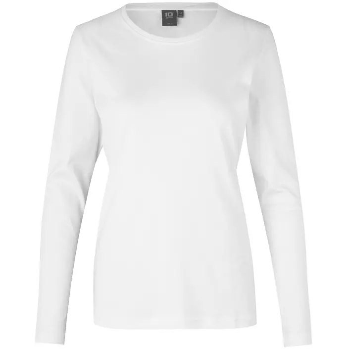 ID Interlock long-sleeved women's T-shirt, White, large image number 0