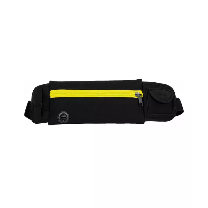NYXX Speed running belt, Black/safety yellow, Black/safety yellow, large image number 0