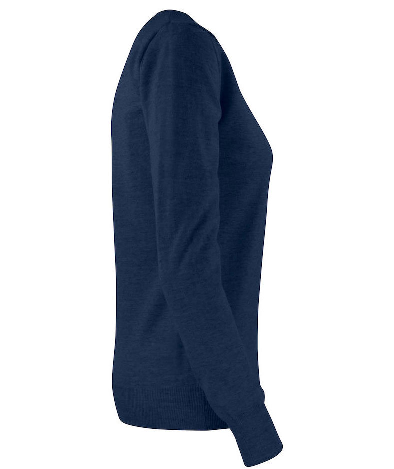 Cutter & Buck Kennewick women's Crewneck with merino wool, Dark navy, large image number 2