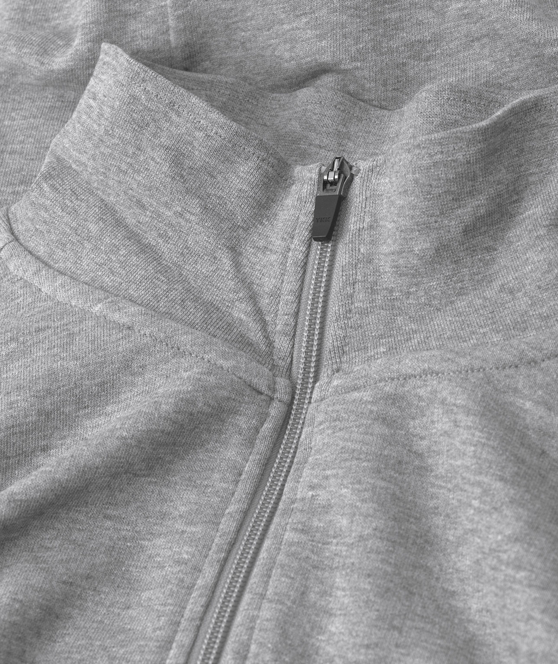 ID Sweatshirt with short zipper, Grey Melange, large image number 3