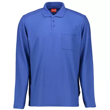 Kansas Match langärmliges Poloshirt, Blau