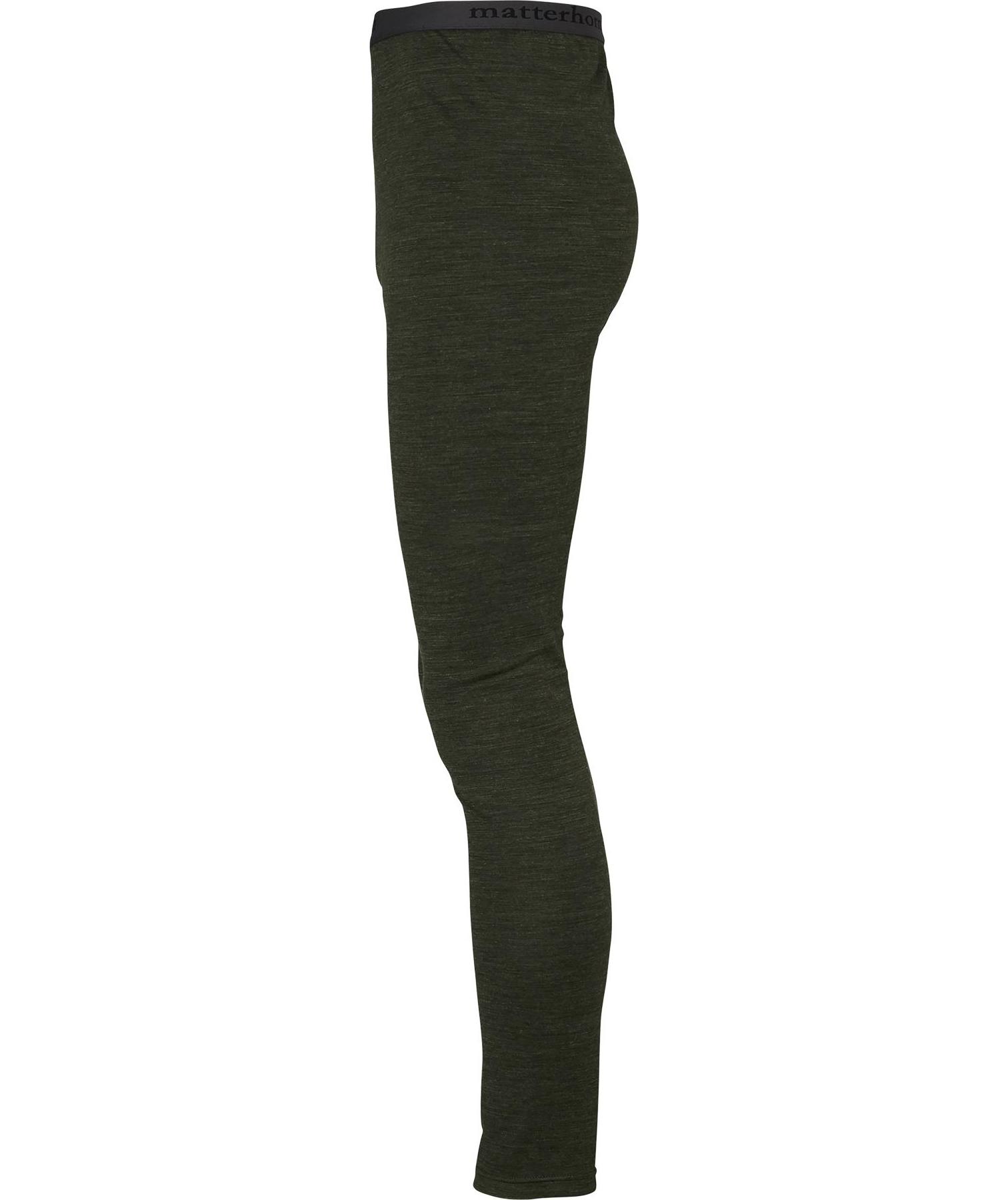 Matterhorn Balmat long johns with merino wool, Black/Green, large image number 3