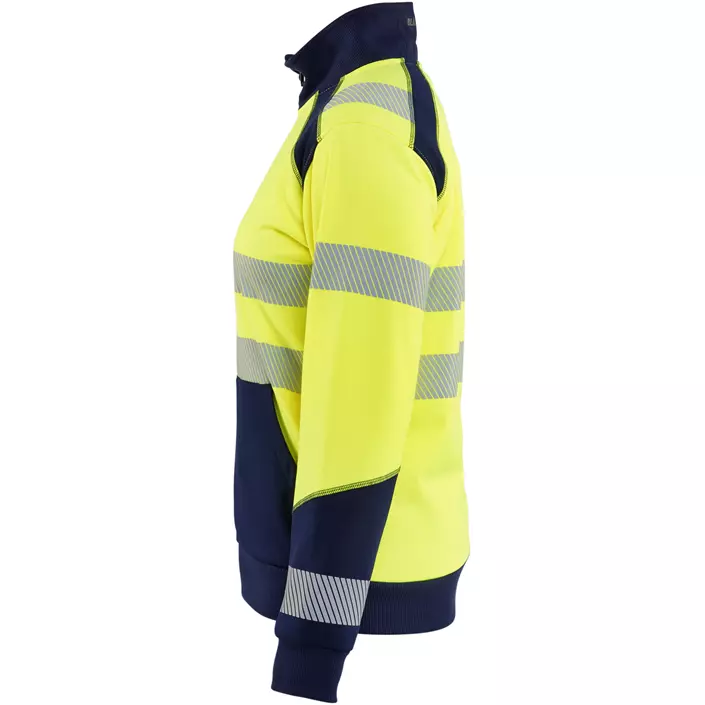 Blåkläder Damen Cardigan, Hi-Vis gelb/marine, large image number 4