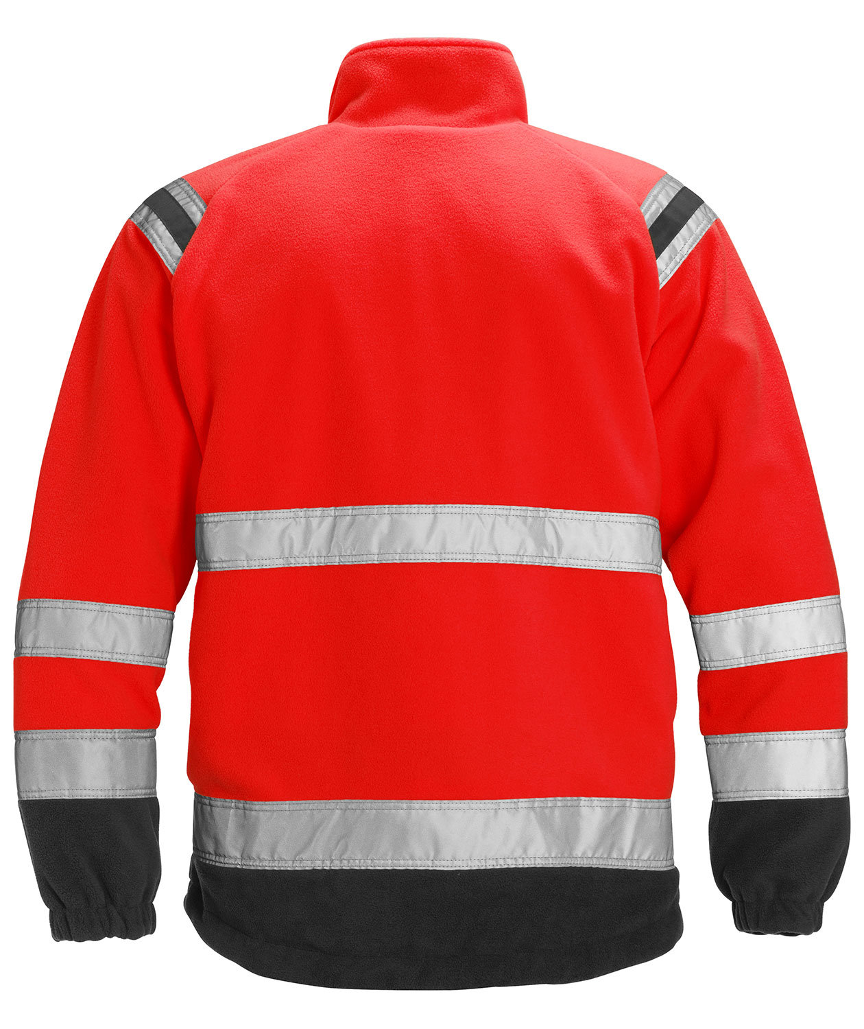 Fristads fleece jacket 4041, Hi-vis Red/Black, large image number 1