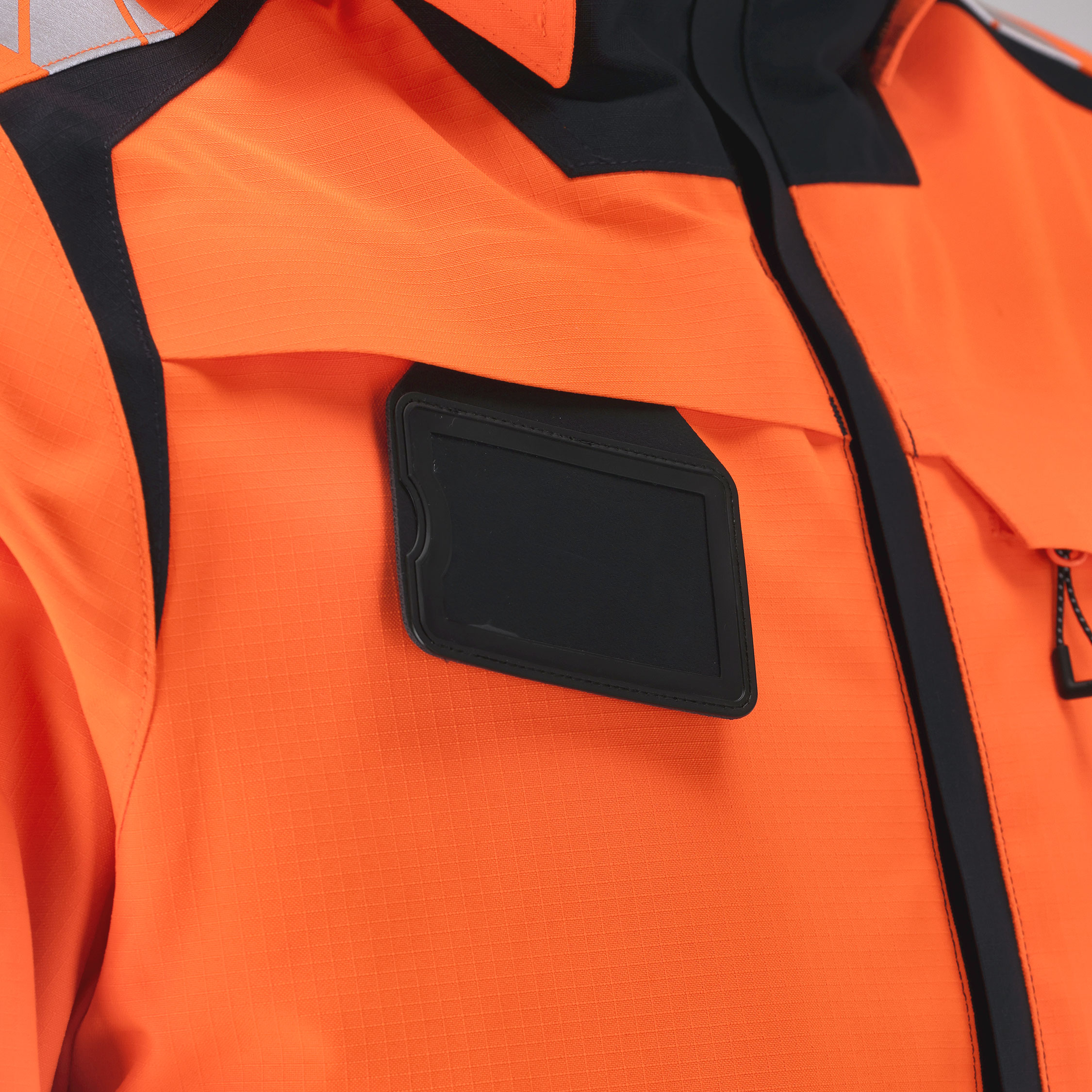 Mascot Accelerate Safe vinterjacka, M&ouml;rk Marinbl&aring;/Varsel Orange, large image number 4