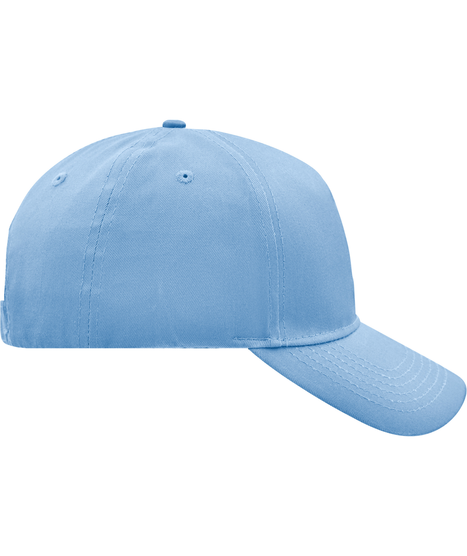 Myrtle Beach Unbrushed 5 panel cap, Light-Blue, Light-Blue, large image number 3