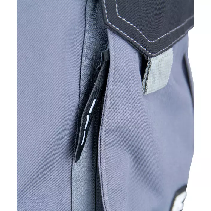 Kramp Original work trousers with belt, Grey/Black, large image number 3