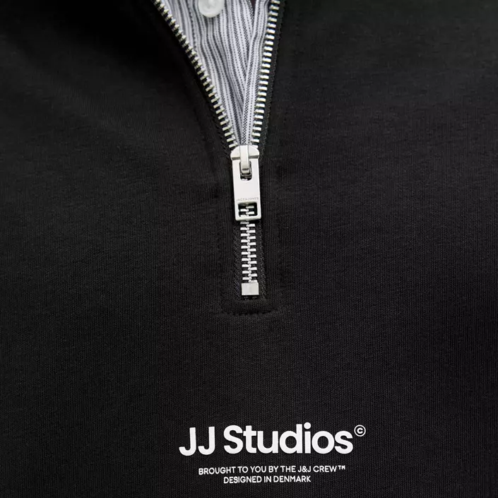 Jack & Jones JJESOHO half zip, Black, large image number 4