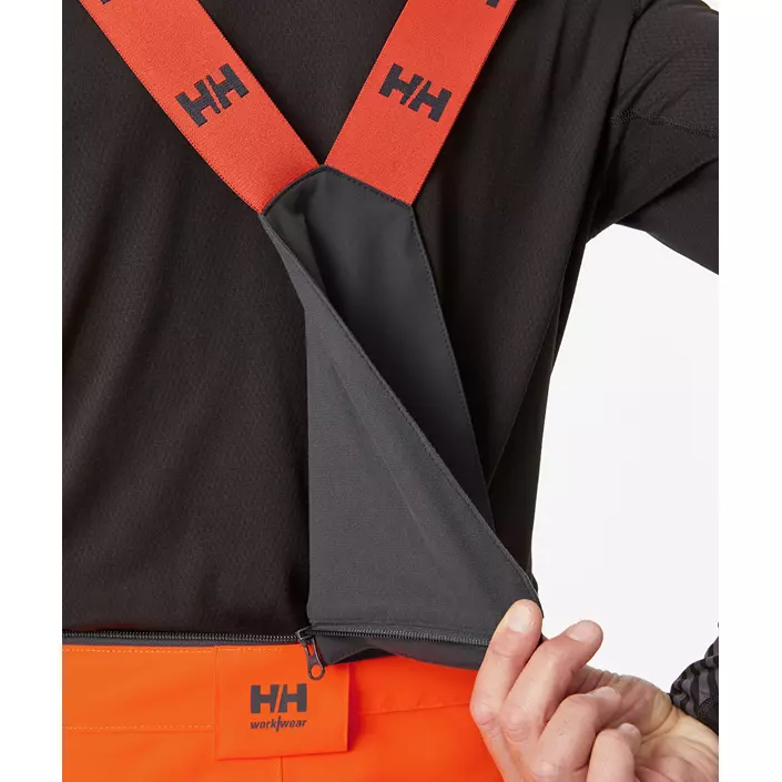 Helly Hansen Alna 2.0 shell trousers, Hi-vis Orange/charcoal, large image number 4