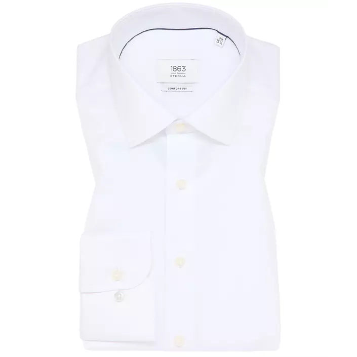 Eterna Gentle comfort fit skjorte, White , large image number 4
