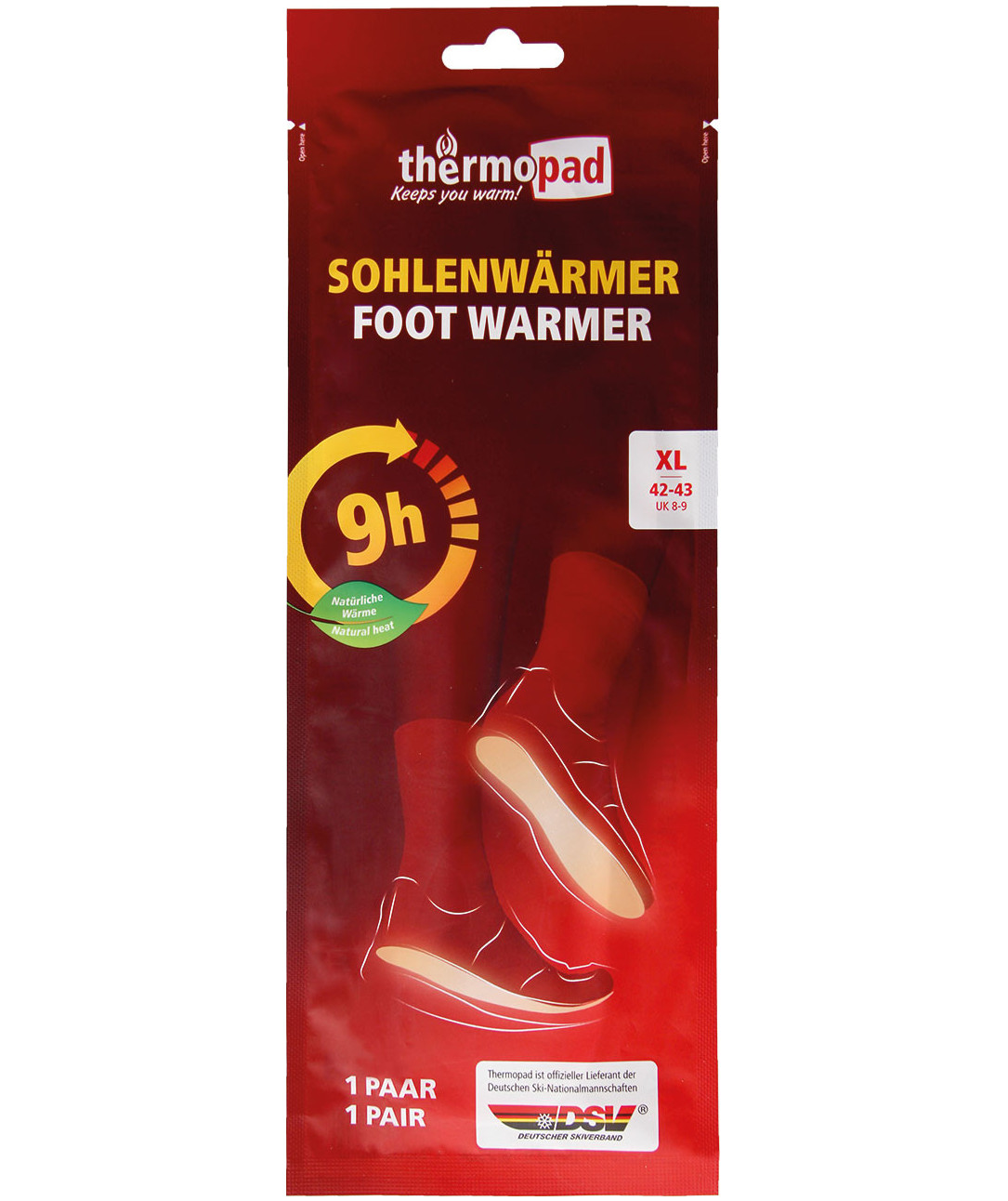 Thermopad fotv&auml;rmare, Vit