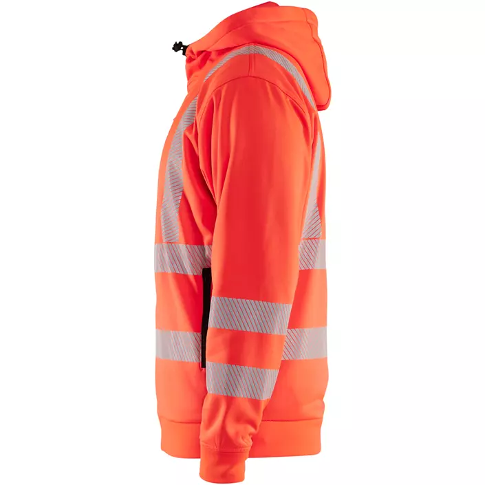Blåkläder hoodie, Varsel Röd, large image number 3