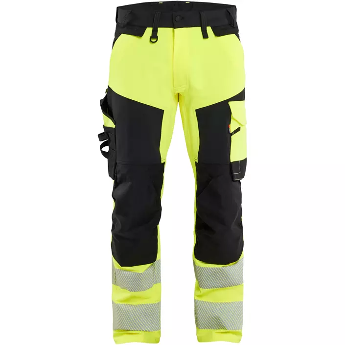 Blåkläder arbeidsbukse full stretch, Hi-vis Gul/Svart, large image number 0