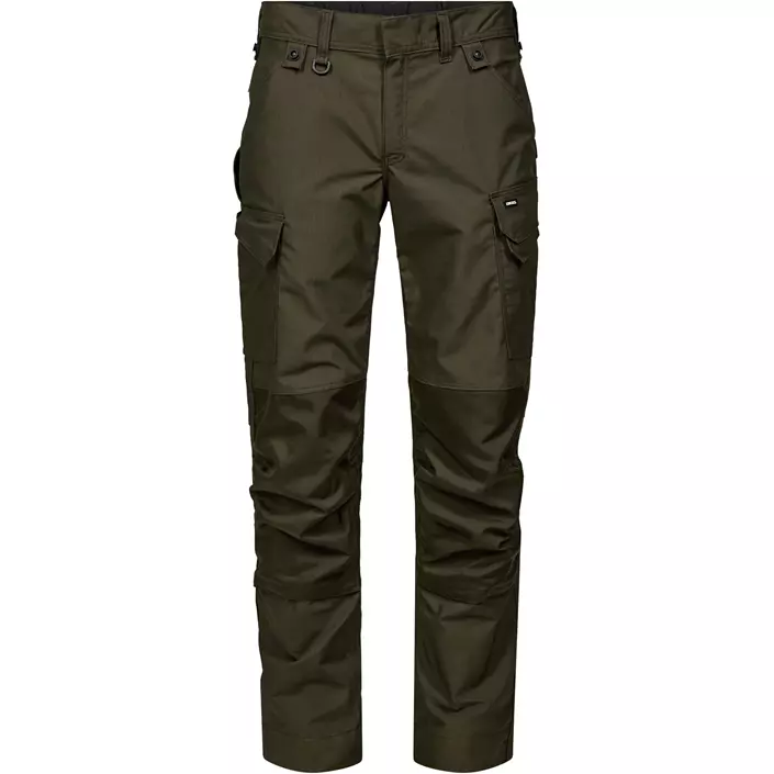Engel Entire arbejdsbukser, Forest green, large image number 0